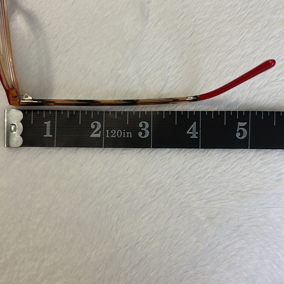 Lafont Women’s EyeGlasses - Frames Only Brillante 6060 51 Red, Brown Eye Glasses - Picture 14 of 16